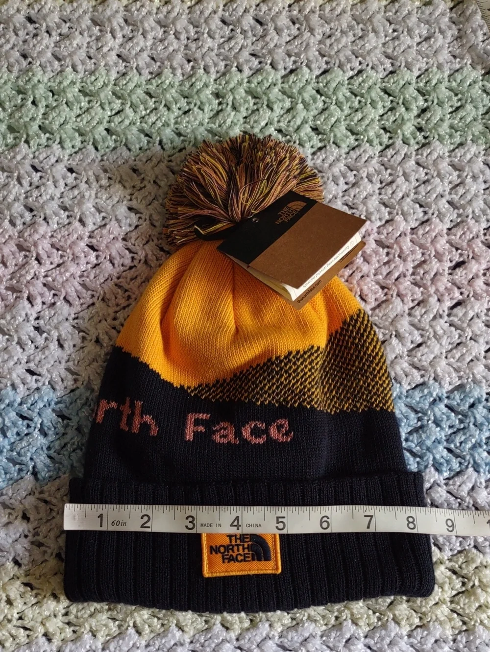 The North Face Recycled Pom Beanie Aviator Navy